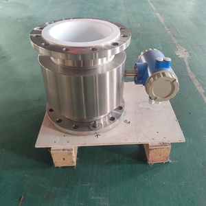 من المصنع مباشرة الفولاذ المقاوم للصدأ 316L SS + Hastelloy C الكهربائي مقياس التدفق الكهرومغناطيسي قياس مقاومة مياه البحر - Product Image 5