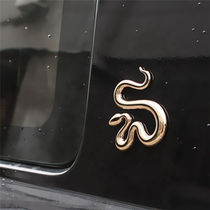 Pegatina personalizada para puerta lateral de coche, logo de serpiente de metal, <span class=keywords><strong>2022</strong></span> - Product Image 5