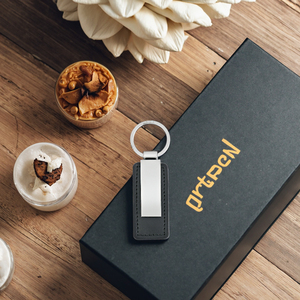 Biểu Tượng Tùy Chỉnh Kim Loại Chrome Chìa Khóa Xe Tag Với Chuỗi Da Vòng Key Ring Keychain Cho Khách Sạn Và Các Doanh Nghiệp - Product Image 1