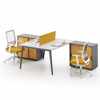 Bureau de travail modulaire en forme de L moderne, bureau d'ordinateur de bureau personnalisé, poste de travail
