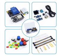 ESP32 Starter Kit ESP 32S Paket Pengembangan WiFi BT Modul MCU Kit Sensor IoT Set Pembelajaran Terintegrasi Kit Elektronik DIY