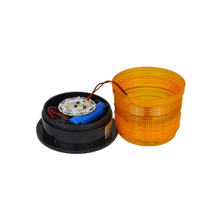 LED Solar Light Night Sensor Magnetic Orange Strobe <b>Wireless</b> Emergency <b>Lamp</b> Tractor Truck Vehicle Flashing Beacon - Product Image 4