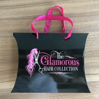 Emballage de luxe pour extensions capillaires au design unique, sac à perruque, boîte à perruque, emballage cadeau personnalisé avec logo pour extensions de cheveux