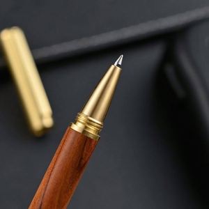 Luxury High Quality Logo Engraved 0.5Mm Ballpoint Rosewood Wooden Roller <b>Pen</b> Office Promotional Custom <b>Multiple</b> - Product Image 4