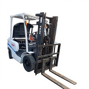 Montacargas Diésel TCM de 2.5 Toneladas Serie CPCD25 Usado, de Alta Calidad, con Neumáticos Sólidos para Exteriores, Montacargas de Combustión Interna Heli - Product Image 1