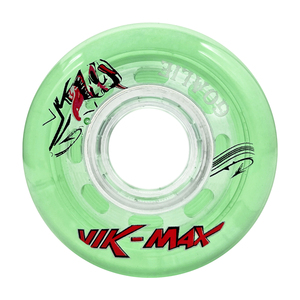 ล้อฮอกกี้อินไลน์ VIK-MAX สีเขียว ระดับแข่งขัน SHR PU PC Core 76A คุณภาพสูง สำหรับผู้รักษาประตู - Product Image 4