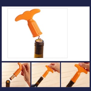 Vente en gros Ouvre-bouteille de vin en plastique <span class=keywords><strong>Tire</strong></span>-<span class=keywords><strong>bouchon</strong></span> Décapsuleur de <span class=keywords><strong>champagne</strong></span> Outil de cuisine Accessoires de bar - Product Image 5