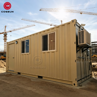 Maison modulaire Cogsun en conteneur de 20 pieds, maison en conteneur à ossature en acier de luxe, villa préfabriquée