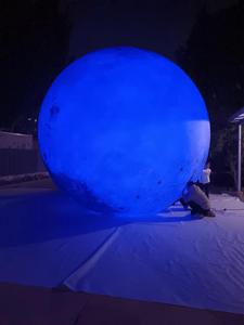 Globo inflable LED personalizado de TianYi Tech, globo 3D inflable con forma de luna para publicidad nocturna, promoción de inauguración - Product Image 3