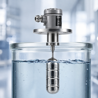 Interruptor de Nivel de Agua de Acero Inoxidable SY UQ, Montaje Lateral, Control por Aplicación Tuya, Alimentación 24VDC/220VAC, Uso Industrial