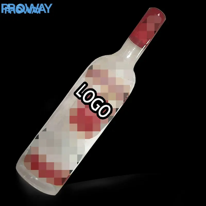 زجاجة قابلة للنفخ لترويج العلامة التجارية مع زجاجات قابلة للنفخ خفيفة مع مادة PVC