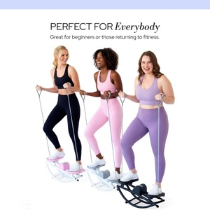 Mini stepper en acier pour entraînement des jambes, fessiers et gaines abdominales à domicile, <span class=keywords><strong>cardio</strong></span> à faible impact, sans assemblage, convivial pour les débutants - Product Image 6