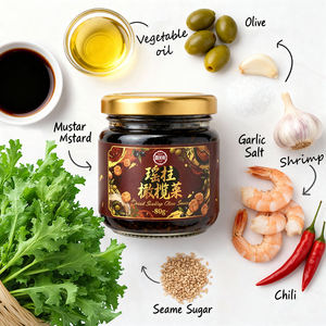 Sauce aux légumes <span class=keywords><strong>et</strong></span> aux <span class=keywords><strong>olives</strong></span> Camill Wholesale Premium Scallop 80g Halal Certifié HACCP Condiment pour <span class=keywords><strong>restaurant</strong></span> - Product Image 3