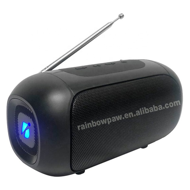 Kts-1673 Speaker Bt 5.0 Wireless Mini Speaker Portable Subwoofer 2 Inch Lighting Speaker Tws Usb Tf Outdoor Fm Mp3 Music Player