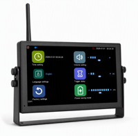 Cámara de Tablero Inalámbrica Inteligente de 7 Pulgadas para Camiones, 1080P, Visión Nocturna, Advertencia de Punto Ciego BSD, Cámara Trasera Inalámbrica para Camiones, Autobuses y Autocares