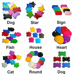 Nhôm Thép Không Gỉ Dễ Thương Giá Rẻ Tùy Chỉnh Pet Id Xương Hình Dạng <span class=keywords><strong>Dog</strong></span> <span class=keywords><strong>Tag</strong></span> Cho Heatpress Trống Laser Anodized Thăng Hoa - Product Image 4