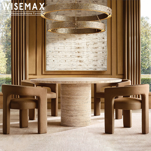 <span class=keywords><strong>Wisemax</strong></span> phòng khách hiện đại phòng chờ Ghế cong tựa lưng hoàn toàn bọc boucle nhung tay vịn ghế ăn cho nhà - Product Image 2