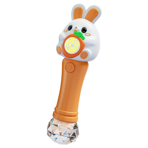 Baguette à bulles automatique en forme d'animal <span class=keywords><strong>de</strong></span> dessin animé, anti-fuite, légère, pour enfants <span class=keywords><strong>de</strong></span> 3 ans et plus, cadeau pour fêtes en extérieur - Product Image 1