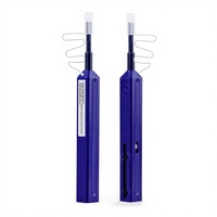 Stylo de nettoyage de fibre optique de haute qualité, un clic, SC FC ST LC MU, outil 800+ fois