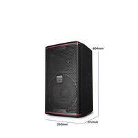 Haut-parleur PA passif 12 pouces 500W Power Handling Durable Cabinet pour fabricant professionnel Amplificateurs d'équipement sonore Haut-parleur