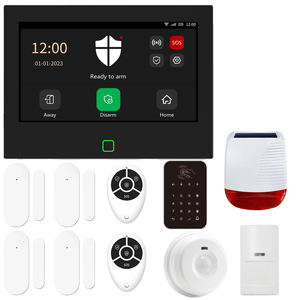 מערכת אזעקה ביתית חכמה HS-AP30 GSM Wi-Fi מחומר פלסטי, מותג SICUREZZA, אפליקציית Tuya & Homekit, זיהוי אש ודלת אש - Product Image 3