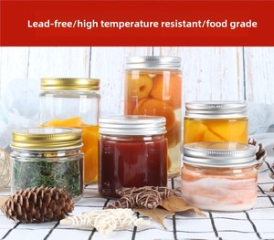 Bán Buôn Lục Giác Lọ Thủy Tinh Với Vít Kim Loại Có Nắp Đậy <span class=keywords><strong>100Ml</strong></span> Để 500Ml Kích Thước Cho Mật Ong Mứt Thực Phẩm Lưu Trữ - Product Image 6