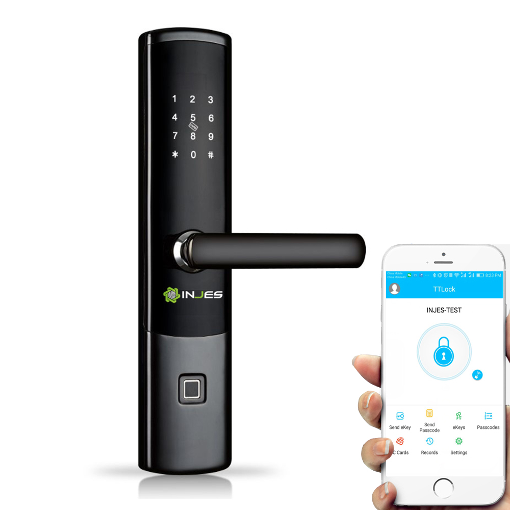BLE 4,0 отпечатков пальцев Bluetooth Смарт биометрический замок двери
