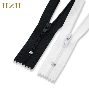 Nylon quần áo thể thao dây kéo tùy chỉnh chiều dài kích thước đóng cửa màu đen trắng Zip Nylon cuộn dây kéo - Product Image 2