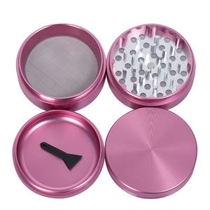 Molinos de Hierbas de Aleación de Zinc de Color Rosa, Estilo Femenino, Más Populares al por Mayor, 4 Capas, Precio Económico, Herramientas para Moler Hierbas, Molinillo para Tabaco y Cigarrillos - Product Image 5
