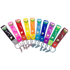 Hot Sale High Quality Hand Wrist Strap for Phones Keys PVC Cute Short Wristlet Lanyard
