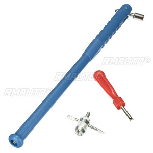 Universal Car Tire Valve Core Removal Tool Set Tire Valve Stem <b>Puller</b> 4-way Tool for Motorcycle Bike Truck - Product Image 3