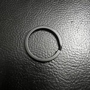 Stainless Steel <b>Key</b> <b>Ring</b> 304 Metal Geometric Round Universal Keychain For Motorcycle Mount <b>Accessory</b> - Product Image 3