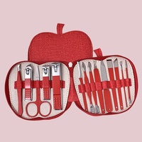 Ensemble de coupe-ongles personnalisés en gros, ciseaux à ongles en acier inoxydable, kit d'outils professionnels de manucure et pédicure, ensemble complet de beauté pour les ongles