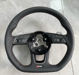 Volante de Fibra de Carbono Forjado con Pantalla LED y Cuero Genuino para Audi R8 <span class=keywords><strong>TT</strong></span> <span class=keywords><strong>Roadster</strong></span> RS TTS <span class=keywords><strong>MK2</strong></span> 8j 2008 a 2013 - Product Image 6