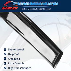 Viseras para Ventanas de Lexus IS250 IS350 06-13 y 08-14 IS F, Protector Solar y de Lluvia Acrílico, 4 Piezas - Product Image 3