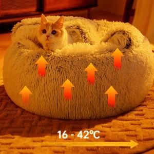 Modern Eco-Friendly Waterproof Washable Plush Winter Pet Sofa Bed for Dogs and <b>Cats</b> with Polyester Material and Removable Cover - Product Image 6