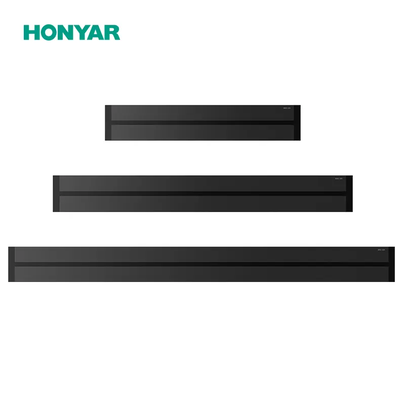 Honyar 32A 8000W Power Track Socket 50CM Black Silver Track Rail Hidden Recessed in Wall Track Socket