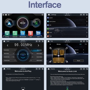 Autoradio multimédia 7 pouces, lecteur vidéo, écran tactile, sans fil, Apple CarPlay, tablette, Android Auto, stéréo, Bluetooth, Navigation - Product Image 5