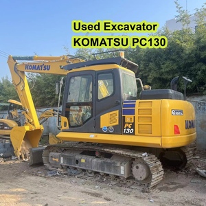 รถขุดโคมัตสึ PC130 มือสอง 13 ตัน นำเข้าจากญี่ปุ่น ใช้งานน้อย 90% เครื่องยนต์และเกียร์สภาพดี ราคาแข่งขัน มีสินค้าในสต็อก - Product Image 1