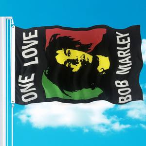 Bandera de marley <span class=keywords><strong>rasta</strong></span> para fans, banderín personalizado de poliéster, 3x5 - Product Image 3