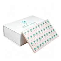 Boîte de rangement haut de gamme pour Mahjong, fermeture magnétique, couvercle rabattable, boîte rigide pour tuiles de Mahjong américaines avec emballage personnalisé