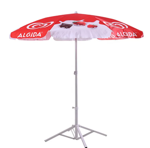 TUOYE Venta al por mayor de encargo barato promocional protección UV blanco portátil al aire libre sol playa sombrillas con impresiones de logotipo - Product Image 4