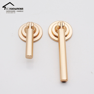 Estilo <span class=keywords><strong>chino</strong></span> del Gabinete de cocina antiguo manijas y perillas de oro cajón perillas sólido - Product Image 2