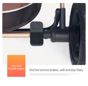 Poussette 3 en 1 bon marché pour bébé landau avec berceau réversible pour nouveau-nés - Product Image 4