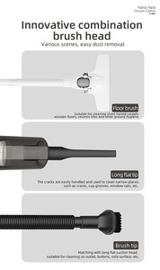 <span class=keywords><strong>Aspirateur</strong></span> <span class=keywords><strong>silencieux</strong></span> portable haute puissance Mini <span class=keywords><strong>aspirateur</strong></span> portatif humide et sec alimenté par USB pour un usage domestique pour la voiture et les grandes surfaces - Product Image 4
