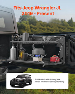 Table de hayon pliable double couche Ambull Factory Wholesale Molle Panel pour Jeep Wrangler JL 2019 - Présent - Product Image 2