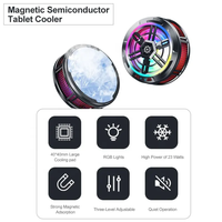 2025 magnétique sucer téléphone intelligent et tablettes radiateur téléphone portable refroidisseur jeu ventilateur de refroidissement pour Pad téléphone