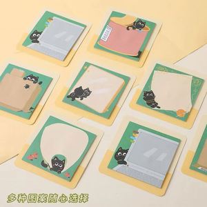 Cute Cat Self-Adhesive <b>Memo</b> <b>Pad</b>-Daily Use Office Supplies for Learning & Planning School Season Essentials - Product Image 3