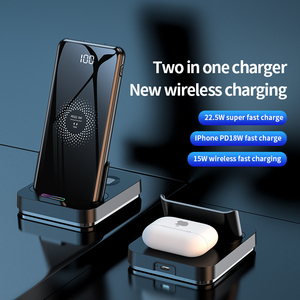 Cargador Inalámbrico 3 en 1 de Carga Rápida de 10 W HDL OEM/ODM, Base de Carga T3 para iPhone, iWatch y Airpods Pro - Product Image 6