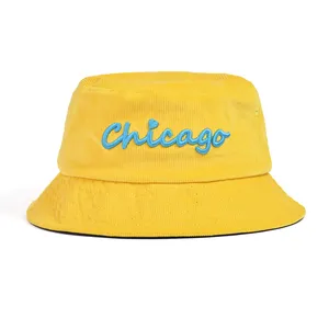 new style Sun Hat Logo Custom embrotheridery Fisherman design Bucket Hats Cap